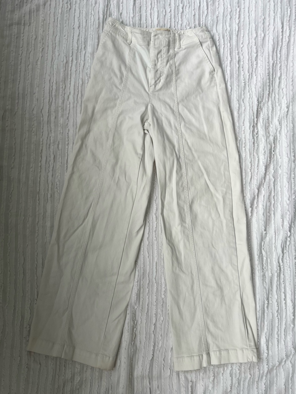 Universal Thread Cream Wide-Leg Chinos
